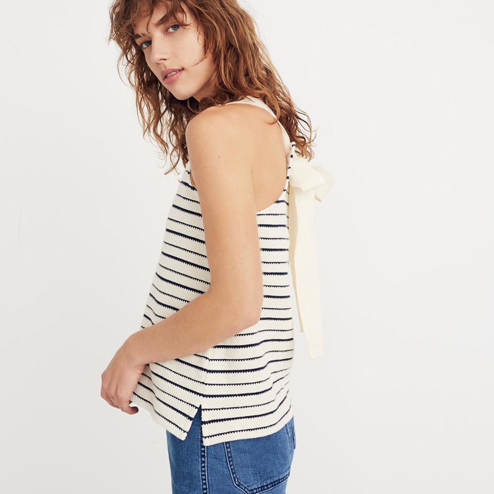 Madewell Camille Shirt, Bleached Linen - Picture 4 of 8